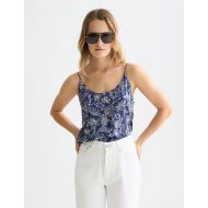 Снимка на SCOTCH&SODA ДАМСКИ ТОП PRINTED JERSEY BACK TANK В ТЪМНОСИНЬО 4