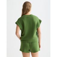 Снимка на SCOTCH&SODA ДАМСКИ СУИТШЪРТ TENCEL V-NECK SHORTSLEEVED В ЗЕЛЕНО 5