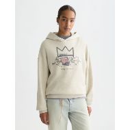 Снимка на SCOTCH&SODA ДАМСКИ СУИТШЪРТ BASQUIAT WASHED ARTWORK HOODIE В БЕЖОВО 4