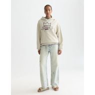 Снимка на SCOTCH&SODA ДАМСКИ СУИТШЪРТ BASQUIAT WASHED ARTWORK HOODIE В БЕЖОВО 7