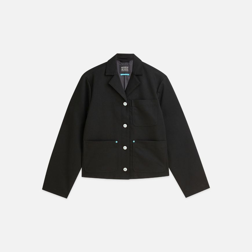 Снимка на SCOTCH&SODA ДАМСКО ЯКЕ WESTERN DETAILED TRUCKER В ЧЕРНО