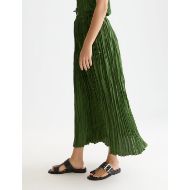 Picture of SCOTCH&SODA WOMEN'S MICRO PLEAT SKIRT IN GREEN 5