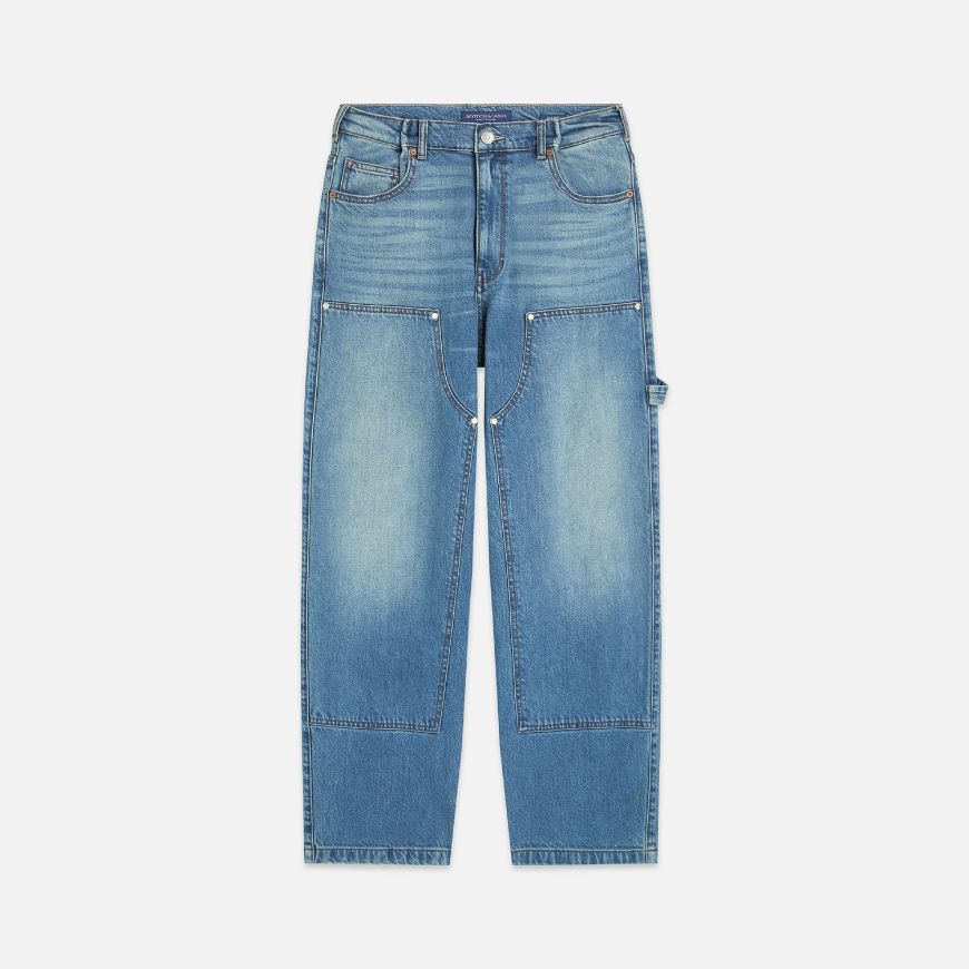 Снимка на SCOTCH&SODA ДАМСКИ ДЕНИМ RAINE HIGH RISE WIDE LEG PANT В СИНЬО