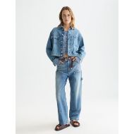 Снимка на SCOTCH&SODA ДАМСКИ ДЕНИМ RAINE HIGH RISE WIDE LEG PANT В СИНЬО 7