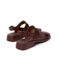 Picture of CAMPER WOMEN'S DANA FLAT SANDAL IN BURGUNDY 4