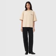 Picture of ALLSAINTS WOMEN'S HALIS AMELIE T-SHIRT IN SANDY WHITE 5
