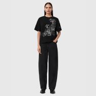 Picture of ALLSAINTS WOMEN'S POUNCE LISA T-SHIRT IN BLACK 5