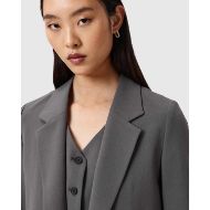 Picture of ALLSAINTS WOMEN'S ALEIDA TRI BLAZER IN DARK GULL GREY 4