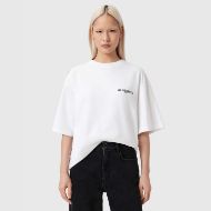 Picture of ALLSAINTS WOMEN'S SWOOP AMELIE T-SHIRT IN OPTIC WHITE 1