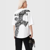Picture of ALLSAINTS WOMEN'S SWOOP AMELIE T-SHIRT IN OPTIC WHITE 6
