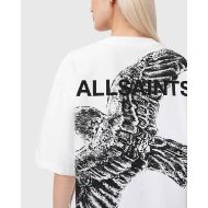 Picture of ALLSAINTS WOMEN'S SWOOP AMELIE T-SHIRT IN OPTIC WHITE 3