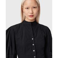 Picture of ALLSAINTS WOMEN'S MAUD LACE UP SHIRT IN BLACK 3