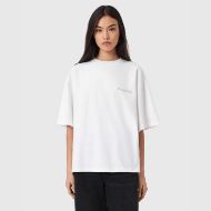 Picture of ALLSAINTS WOMEN'S TEMPUS AMELIE T-SHIRT IN OPTIC WHITE 1