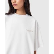 Picture of ALLSAINTS WOMEN'S TEMPUS AMELIE T-SHIRT IN OPTIC WHITE 4