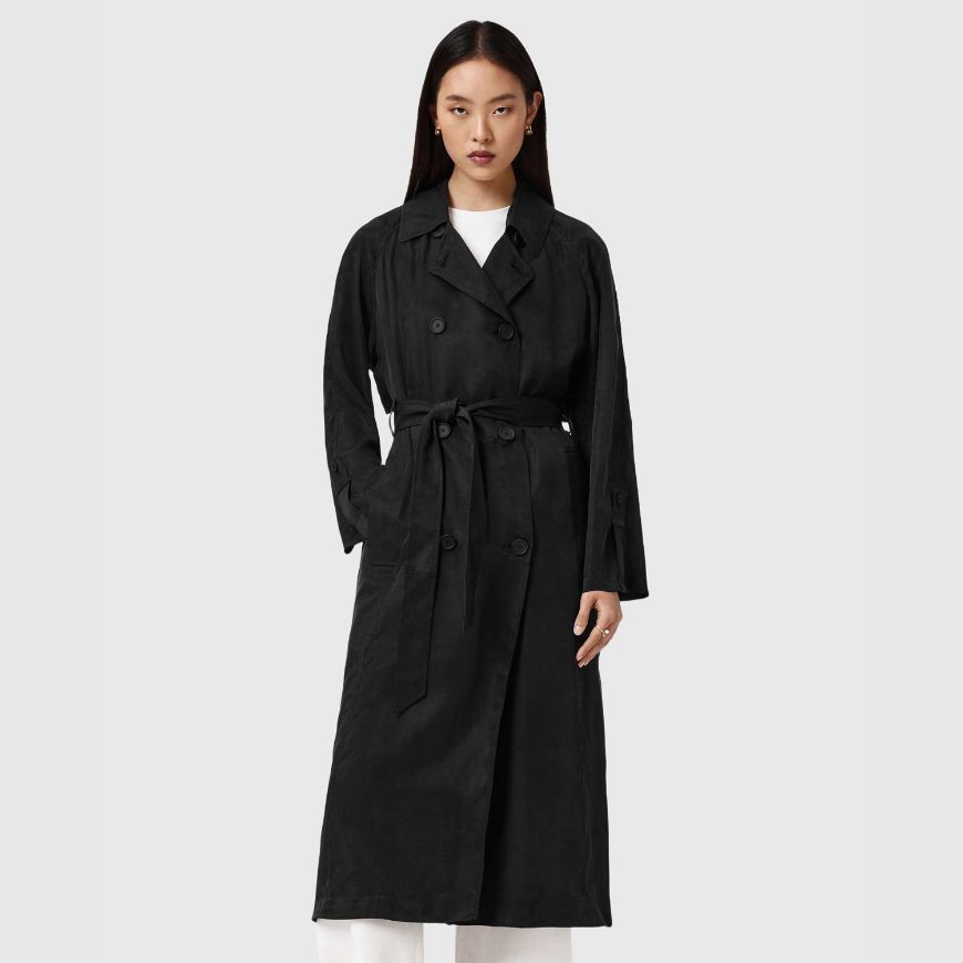 Снимка на ALLSAINTS ДАМСКО ЯКЕ LIZIE TRENCH В ЧЕРНО
