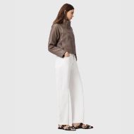 Picture of ALLSAINTS WOMEN'S RYDER LEATHER JACKET IN MOCHA BROWN 7