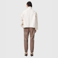 Picture of ALLSAINTS WOMEN'S JEN LEATHER JOGGERS IN MOCHA BROWN 5