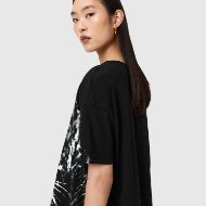 Picture of ALLSAINTS WOMEN'S ZAYA TEE DRESS IN BLACK 4