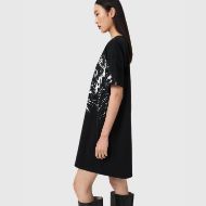 Picture of ALLSAINTS WOMEN'S ZAYA TEE DRESS IN BLACK 3