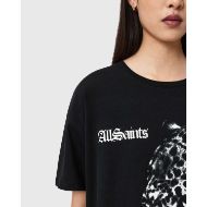 Picture of ALLSAINTS WOMEN'S ZAYA TEE DRESS IN BLACK 6