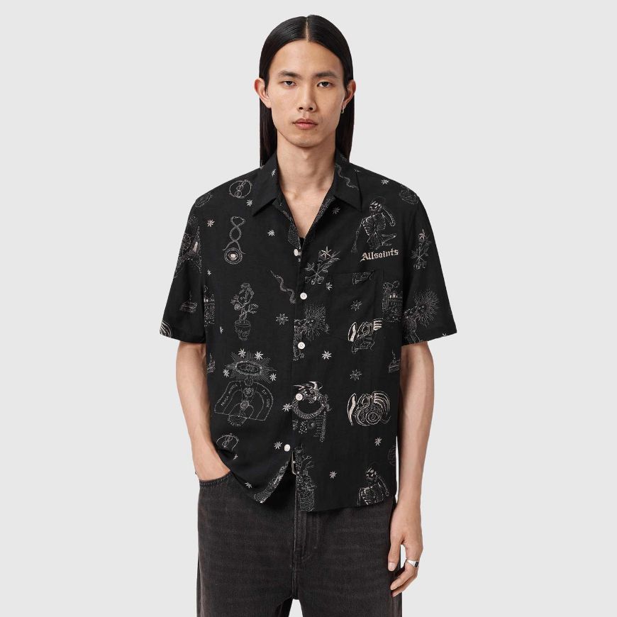 Снимка на ALLSAINTS МЪЖКА РИЗА TERRA SHORT SLEEVE SHIRT В КОМБИНАЦИЯ
