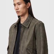 Снимка на ALLSAINTS МЪЖКО КОЖЕНО ЯКЕ MARLAND AVIATOR JACKET В БЕЖОВО 5