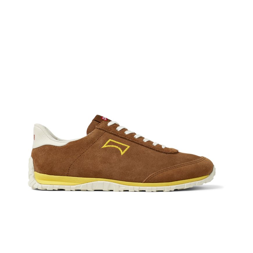 Picture of CAMPER MEN'S DRIFT WALK LEATHER SNEAKERS IN BROWN