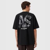 Снимка на ALLSAINTS МЪЖКА БЛУЗА MIXTAPE SHORT SLEEVE CREW T-SHIRT В ЧЕРНО 2