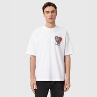 Снимка на ALLSAINTS МЪЖКА БЛУЗА CHASTE SHORT SLEEVE CREW T-SHIRT В БЯЛО 1