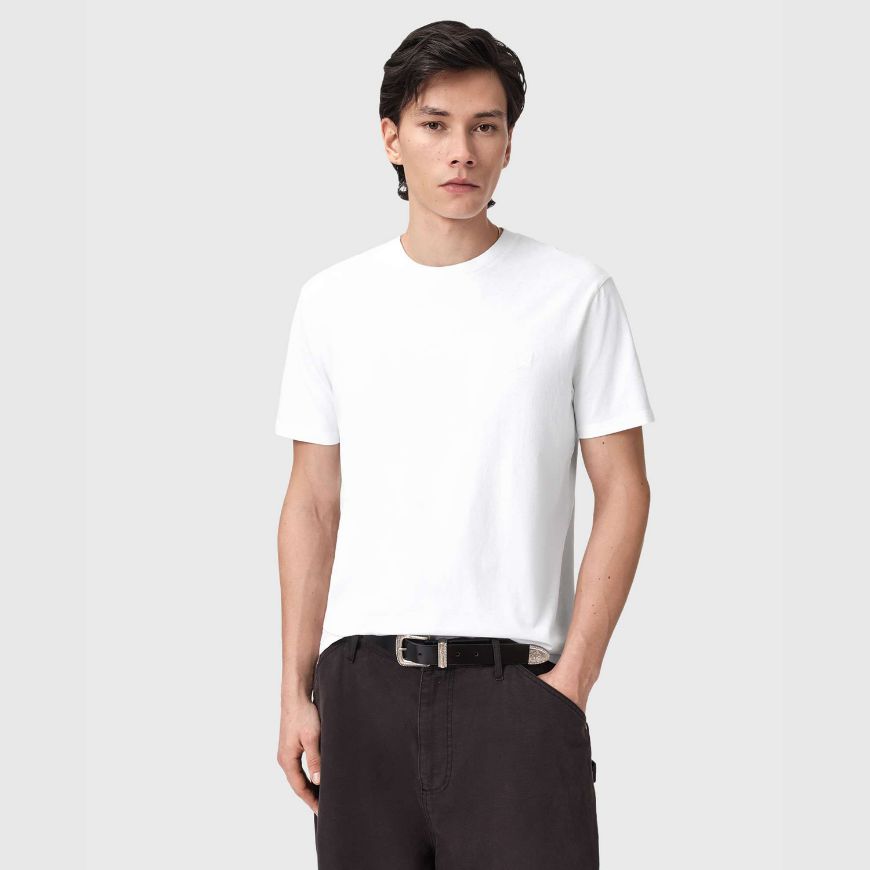 Снимка на ALLSAINTS МЪЖКА БЛУЗА CIPHER SHORT SLEEVE CREW T-SHIRT В БЯЛО