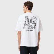 Снимка на ALLSAINTS МЪЖКА БЛУЗА MIXTAPE SHORT SLEEVE CREW T-SHIRT В БЯЛО 2