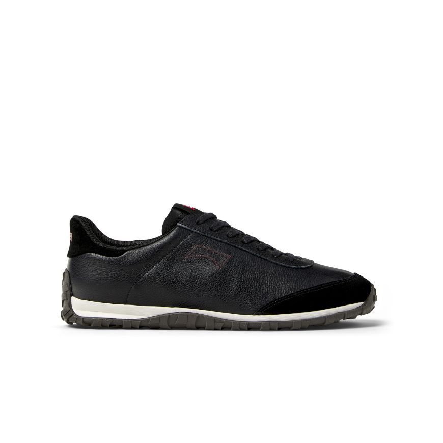 Picture of CAMPER MEN'S DRIFT WALK LEATHER SNEAKERS IN BLACK