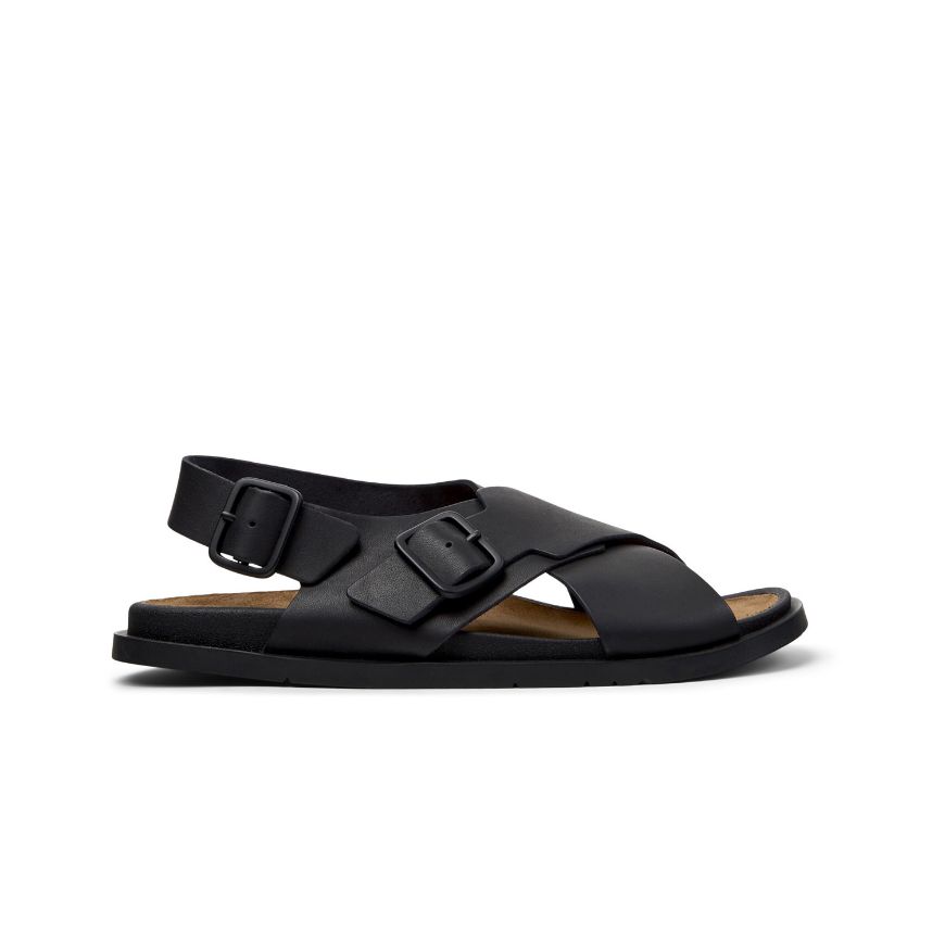 Picture of CAMPER MEN'S LLUC X-STRAP SANDAL IN BLACK