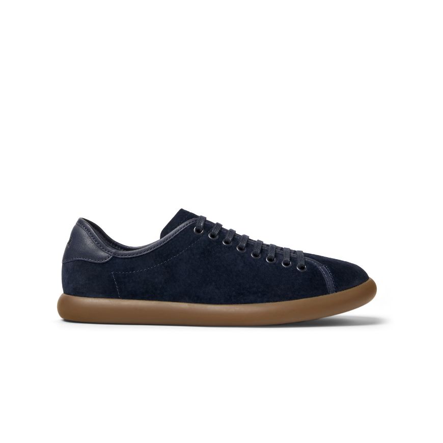 Picture of CAMPER MEN'S LEATHER SNEAKERS PELOTAS SOLLER IN BLUE