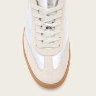 Picture of ALLSAINTS WOMEN'S THELMA MET TRAINERS IN SILVER/RED 5