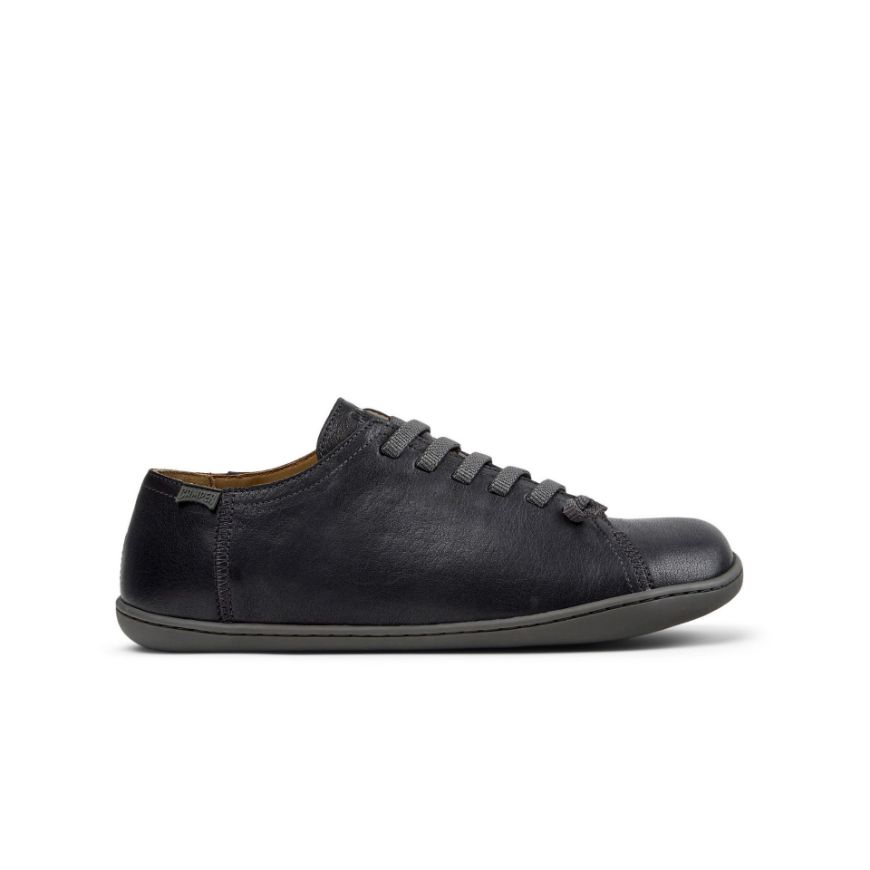Picture of CAMPER MEN'S LEATHER LOW SHOES PEU CAMI IN BLACK