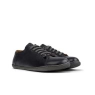 Picture of CAMPER MEN'S LEATHER LOW SHOES PEU CAMI IN BLACK 2