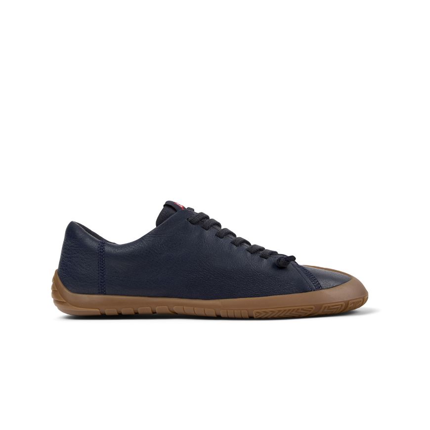 Picture of CAMPER MEN'S LEATHER SNEAKERS PEU PATH+ IN BLUE