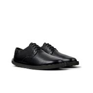 Picture of CAMPER MEN'S LEATHER SHOES WAGON IN BLACK 2