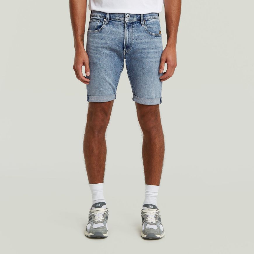 Picture of G-STAR MEN'S 3301 SLIM SHORTS IN FADED SEA POINT BLUE
