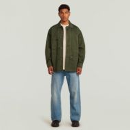 Picture of G-STAR MEN'S REVERSIBLE OVERSHIRT IN ASFALT/FOUR LEAF CLOVER CLOUD CAMO 6