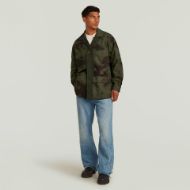 Picture of G-STAR MEN'S REVERSIBLE OVERSHIRT IN ASFALT/FOUR LEAF CLOVER CLOUD CAMO 5