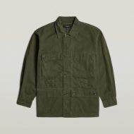 Picture of G-STAR MEN'S REVERSIBLE OVERSHIRT IN ASFALT/FOUR LEAF CLOVER CLOUD CAMO 7