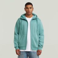 Снимка на G-STAR МЪЖКИ СУИТШЪРТ PREMIUM CORE HOODED ZIP SWEATER В MINERAL BLUE 1