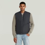Picture of G-STAR MEN'S LIGHTWEIGHT VEST IN DK BLACK 1