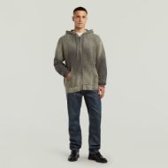 Picture of G-STAR MEN'S SUNFADED LOOSE HOODED KNIT JACKET IN TURF 5