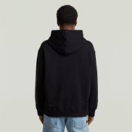 Picture of G-STAR MEN'S GS-01 RELAXED HOODED SWEATER IN DK BLACK 2