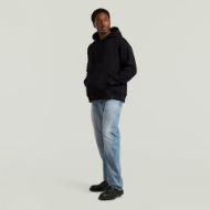 Picture of G-STAR MEN'S GS-01 RELAXED HOODED SWEATER IN DK BLACK 6