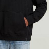 Picture of G-STAR MEN'S GS-01 RELAXED HOODED SWEATER IN DK BLACK 3
