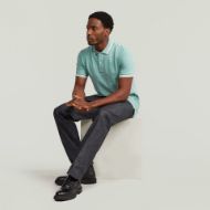 Снимка на G-STAR МЪЖКА БЛУЗА DUNDA SLIM STRIPE POLO В MINERAL BLUE 5